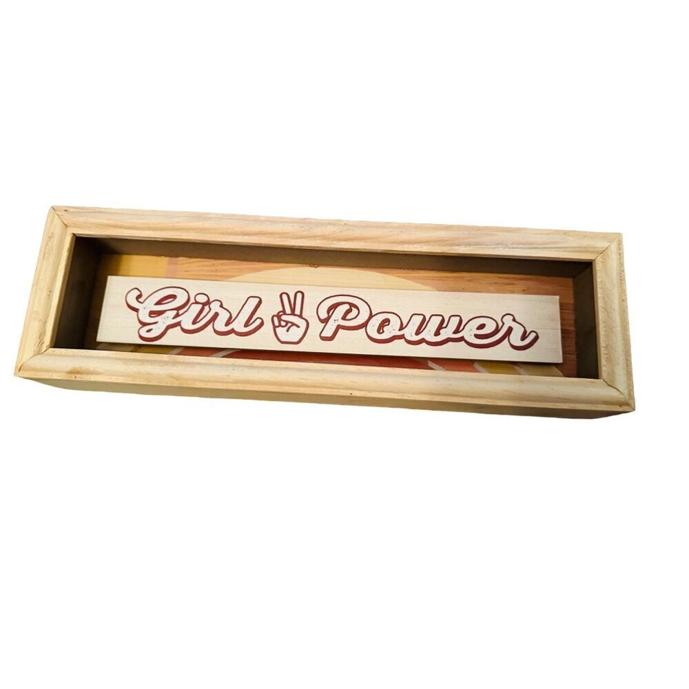 Girl Power Wooden Sign